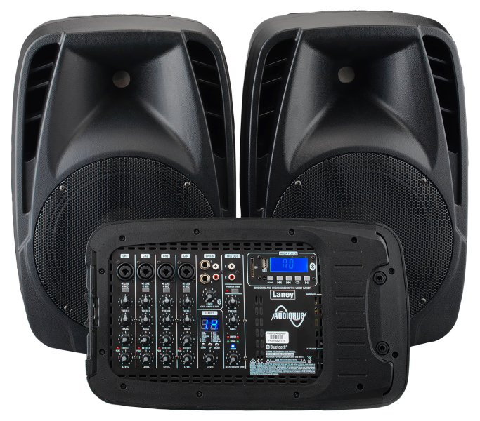 Photo of AUDIOHUB VENUE AH2500D Portable PA system - 2x500W - 6 channels Bluetooth and FX - mics included - Main