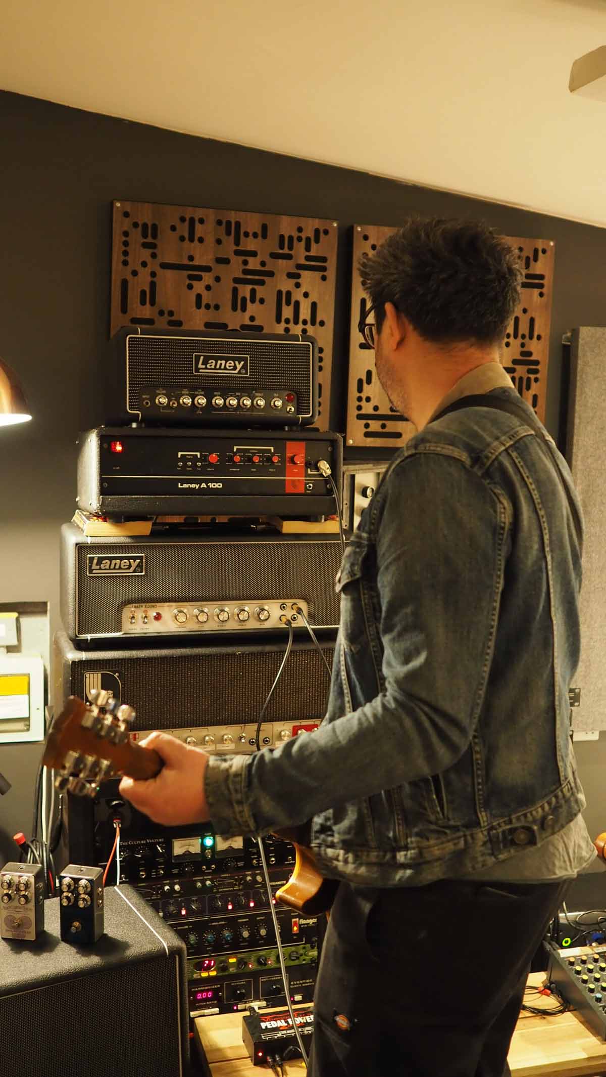 Larry Hibbitt producer with Laney Amplifiers 1200x2130px