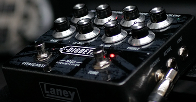 what is a bass preamp pedal - featuring laney DB-PRE 650x340px