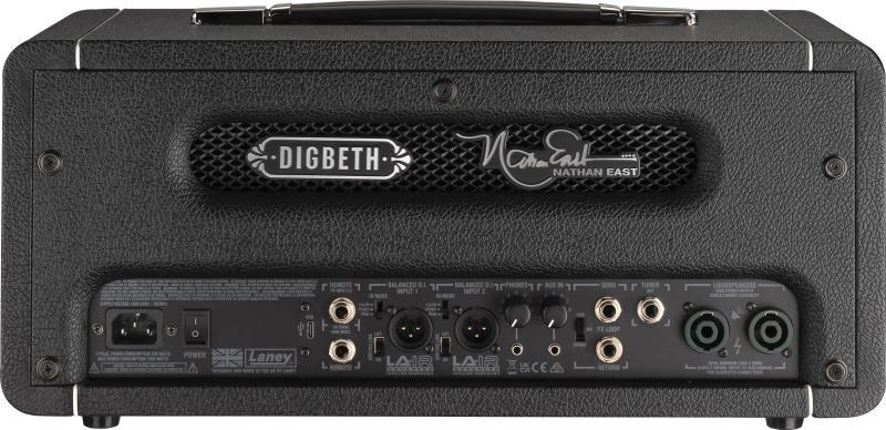 laney db-east bass amp back panel