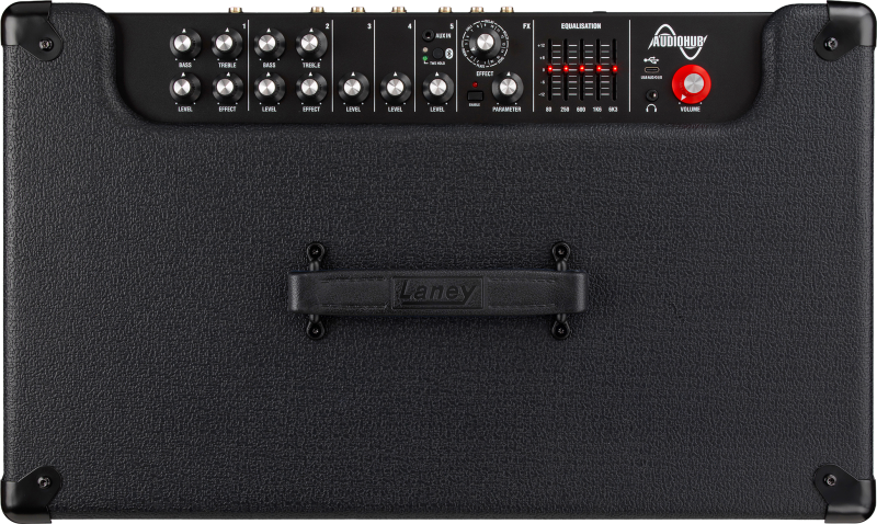 Photo of AUDIOHUB AH400 400W Multi-Instrument Combo Amplifier,15" Driver, Bluetooth & USB Type C. - Top