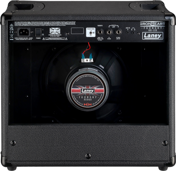 Photo of IRONHEART IRF60-110 60W Ironheart Foundry 1×10" Analogue Combo Amplifier - Back