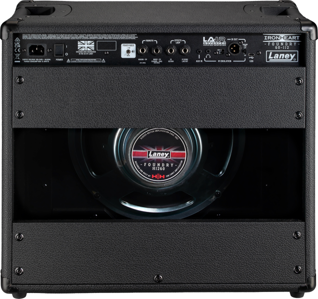 Photo of IRONHEART IRF60-112 60W Ironheart Foundry 1×12" Two-Channel LA•IR equipped Analogue Combo - Back